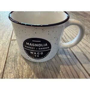 Magnolia Market Coffee Mug White Speckled Campfire Waco TX Ceramic Mug 14 oz